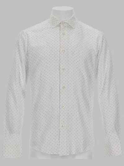 Brian Dales Camicia In Cotone In White