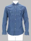 Brian Dales Camicia In Denim Di Cotone In Blue