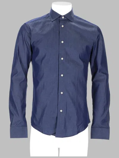 Brian Dales Camicia In Cotone In Blue