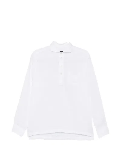 Brian Dales Chest-pocket Polo Shirt In White