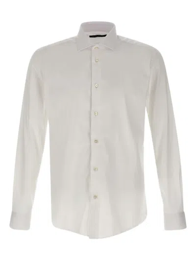 Brian Dales Classic-collar Button Shirt In White