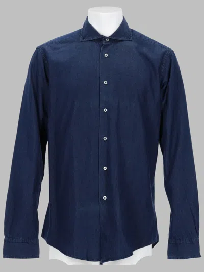 Brian Dales Classic Cotton Denim Shirt For Men