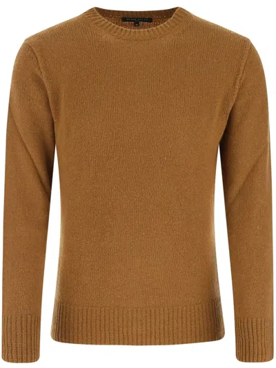Brian Dales Crew-neck Sweater In Brown