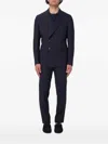 Brian Dales Double-breasted Suit In Blue