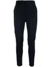 Brian Dales Drawstring Tailored Trousers In Blau