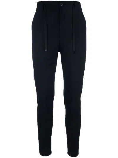 Brian Dales Drawstring Tailored Trousers In Blau
