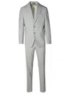 Brian Dales Grey Wool Suit In Grey