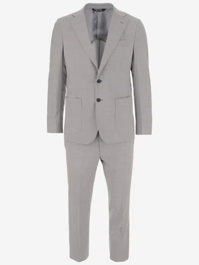 BRIAN DALES LIGHT GREY WOOLEN SUIT