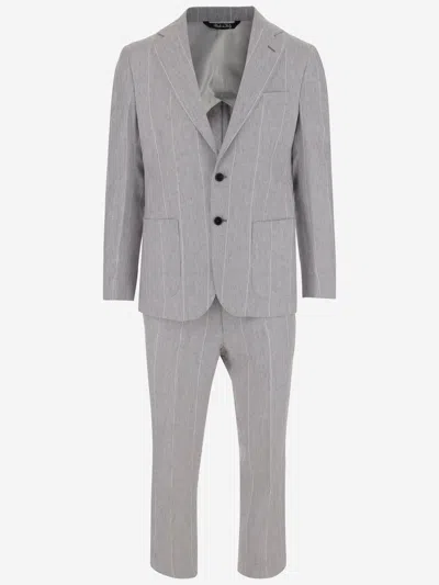 BRIAN DALES BRIAN DALES LINEN PINSTRIPE SUIT