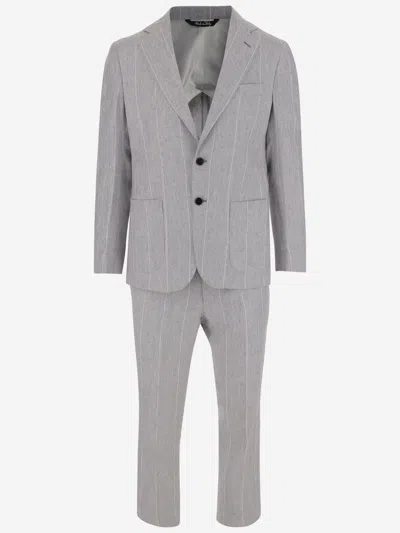 BRIAN DALES LINEN PINSTRIPE SUIT
