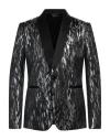 Brian Dales Man Blazer Black Size 40 Polyester, Polyamide In Black