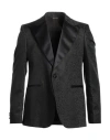 Brian Dales Man Blazer Black Size 42 Acetate, Polyester, Polyamide In Black
