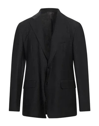 Brian Dales Man Blazer Black Size 44 Wool, Polyester, Elastane