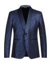 Brian Dales Man Blazer Blue Size 40 Wool, Polyester, Polyamide In Blue