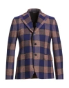 Brian Dales Man Blazer Blue Size 38 Wool, Polyamide In Blue