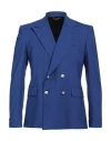 Brian Dales Man Blazer Blue Size 40 Polyester, Wool, Elastane