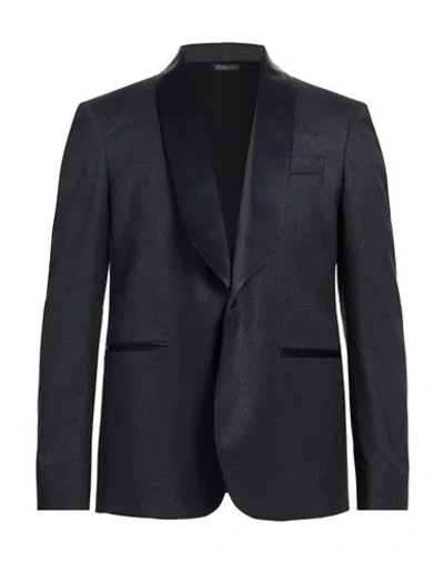 Brian Dales Man Blazer Charcoal Size 38 Wool In Grey