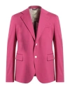 Brian Dales Man Suit Jacket Fuchsia Size 40 Cotton In Pink