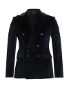 Brian Dales Man Blazer Midnight Blue Size 36 Cotton, Viscose, Elastane