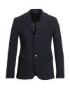 Brian Dales Man Blazer Midnight Blue Size 38 Wool, Silk, Elastane In Blue