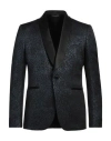 Brian Dales Man Blazer Midnight Blue Size 40 Polyester, Acrylic, Metal