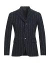 Brian Dales Man Blazer Midnight Blue Size 42 Cotton, Polyamide In Blue