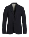 Brian Dales Man Blazer Midnight Blue Size 48 Cotton, Elastane, Nylon In Blue