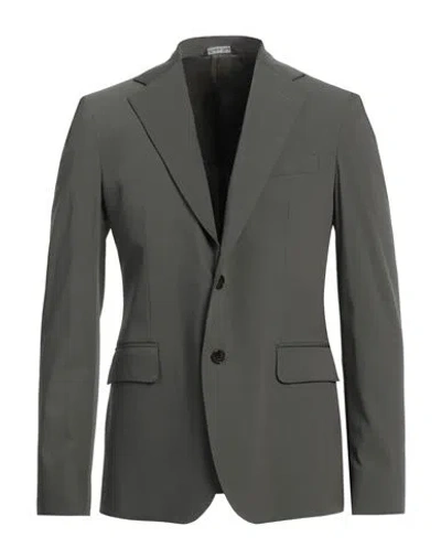 Brian Dales Man Blazer Military Green Size 40 Polyester, Wool, Polyamide, Elastane