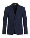 Brian Dales Man Blazer Navy Size 42 Polyester, Wool, Elastane