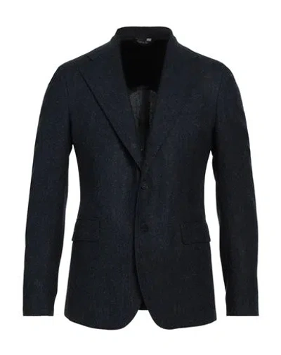 Brian Dales Man Suit Jacket Navy Blue Size 44 Wool