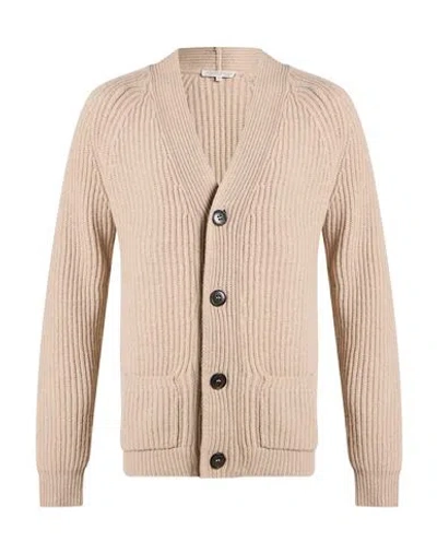 Brian Dales Man Cardigan Beige Size M Wool, Acrylic, Cashmere In Neutral