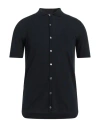 Brian Dales Man Cardigan Midnight Blue Size S Cotton
