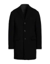 Brian Dales Man Coat Black Size 42 Wool, Polyamide