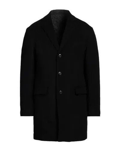 Brian Dales Man Coat Black Size 42 Wool, Polyamide