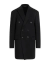 Brian Dales Man Coat Black Size 44 Wool, Polyamide In Black