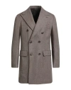 Brian Dales Man Coat Brown Size 40 Wool In Brown
