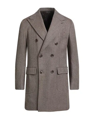 Brian Dales Man Coat Brown Size 40 Wool