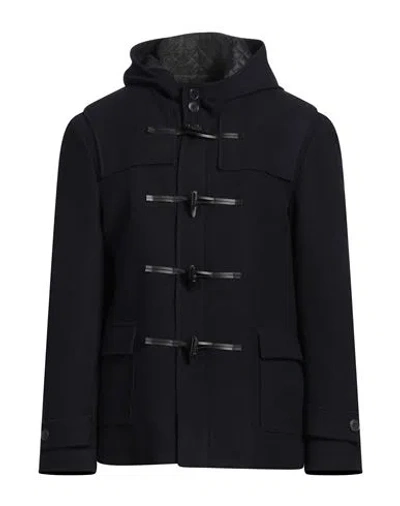 Brian Dales Man Coat Midnight Blue Size 42 Wool