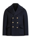 Brian Dales Man Coat Navy Size 38 Wool, Mohair Wool