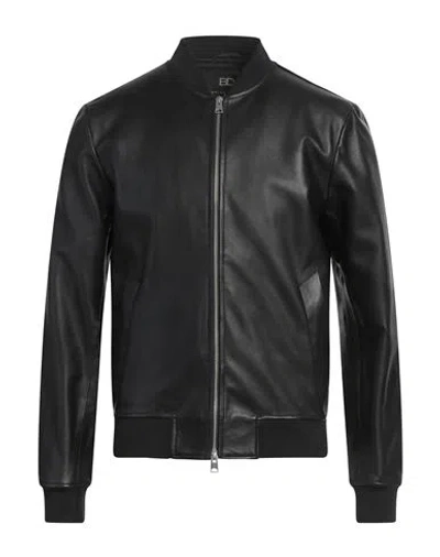 Brian Dales Man Jacket Black Size 46 Leather