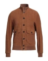 Brian Dales Man Jacket Brown Size 44 Leather
