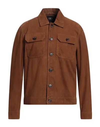 Brian Dales Man Jacket Brown Size 48 Leather