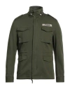 Brian Dales Man Jacket Military Green Size 38 Polyester In Green