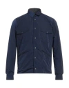 Brian Dales Man Jacket Midnight Blue Size 44 Polyester In Navy Blue