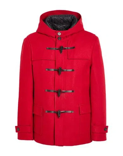 Brian Dales Man Jacket Red Size 40 Wool