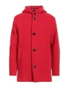 Brian Dales Man Jacket Red Size 42 Wool, Polyamide In Red