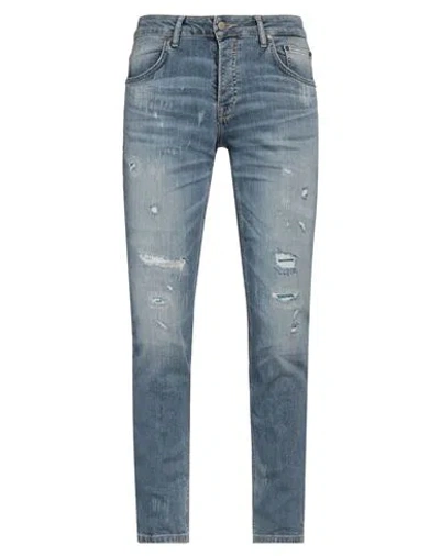 Brian Dales Man Jeans Blue Size 32 Cotton, Elastane