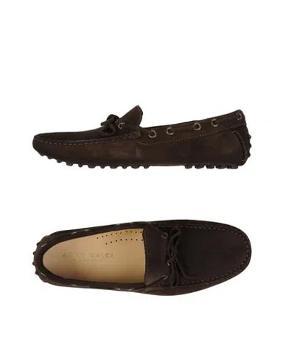 Brian Dales Man Loafers Dark Brown Size 9 Soft Leather