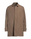 Brian Dales Man Overcoat & Trench Coat Light Brown Size 44 Polyester In Beige
