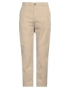 Brian Dales Man Pants Beige Size 34 Cotton